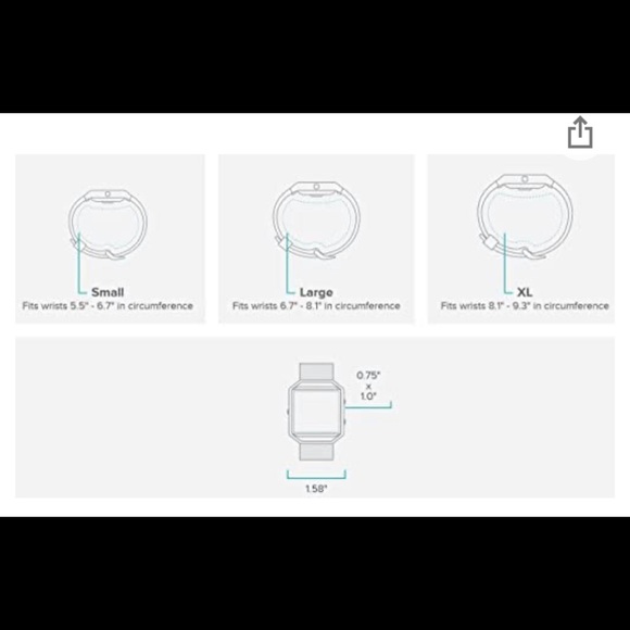 Fitbit Blaze Size Small - Picture 2 of 7